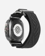 Curea pentru Samsung Galaxy Watch Ultra(2025/2024) 47mm, Aulumu CS03, Nylon moale, Catarama Titaniu, Confort maxim, Reglaj rapid, Negru - imagine 8