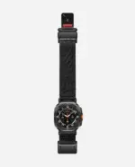Curea pentru Samsung Galaxy Watch Ultra(2025/2024) 47mm, Aulumu CS03, Nylon moale, Catarama Titaniu, Confort maxim, Reglaj rapid, Negru - imagine 9