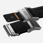 Curea pentru Garmin Fenix 5/5 Plus/6/6 Pro/Sapphire/7/7 Pro/8 47mm, Forerunner 745/935/945/955/965, Instinct Standard/2/Crossover/Solar, Approach S60/S62/S70, Descent G1/G1 Solar, Quatix 5/6/7/7 Pro, Epix Gen 2, Epix Pro Gen 2, D2 Delta/Mach 1, MARQ, QuickFit 22mm, Aulumu C11 Mag-Buckle Slim Band, Nylon moale, Catarama magnetica inox, Reglaj rapid, Negru/Gri - imagine 5