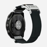 Curea pentru Garmin Fenix 5/5 Plus/6/6 Pro/Sapphire/7/7 Pro/8 47mm, Forerunner 745/935/945/955/965, Instinct Standard/2/Crossover/Solar, Approach S60/S62/S70, Descent G1/G1 Solar, Quatix 5/6/7/7 Pro, Epix Gen 2, Epix Pro Gen 2, D2 Delta/Mach 1, MARQ, QuickFit 22mm, Aulumu C11 Mag-Buckle Slim Band, Nylon moale, Catarama magnetica inox, Reglaj rapid, Negru/Gri - imagine 3