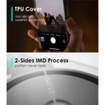 Husa pentru iPhone 16 Pro, Aulumu A16 Frosted, TPU rezistent, Compatibila MagSafe, Efect fosforescent, Protectie Camera, Butoane aluminiu, Racire activa CoolHyper, Protectie premium, Alb/Transparent - imagine 5