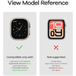 Curea pentru Apple Watch Ultra 1/2/3 49mm, Seria 11/10 46mm, Seria 9/8/7 45mm, Seria 6/5/4/SE 44mm, Aulumu C01 Hi-Per, Aliaj de Titan, Inchidere Magnetica N52, Design Premium, Reglaj Rapid, Negru - imagine 10