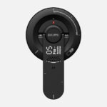 Suport Magnetic pentru telefon 8 in 1, Aulumu G05 Pro, Compatibil MagSafe, Rotire 360°, Reglaj unghi 0-80°, Prindere magnetica puternica 25N, Kit de scule integrat, Cutter, Surubelnita, Pila, Mini fierastrau si pin SIM, Suport birou, Inel ergonomic, Compact si portabil, Negru - imagine 7