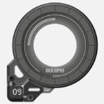 Stand MagSafe Aulumu G09 Ghost Infinite 360°, Rotire 360° pe mai multe axe, Prindere magnetica puternica N52, Inel ergonomic pentru sustinere, Suport pentru birou, Compact si portabil, Gri/Transparent