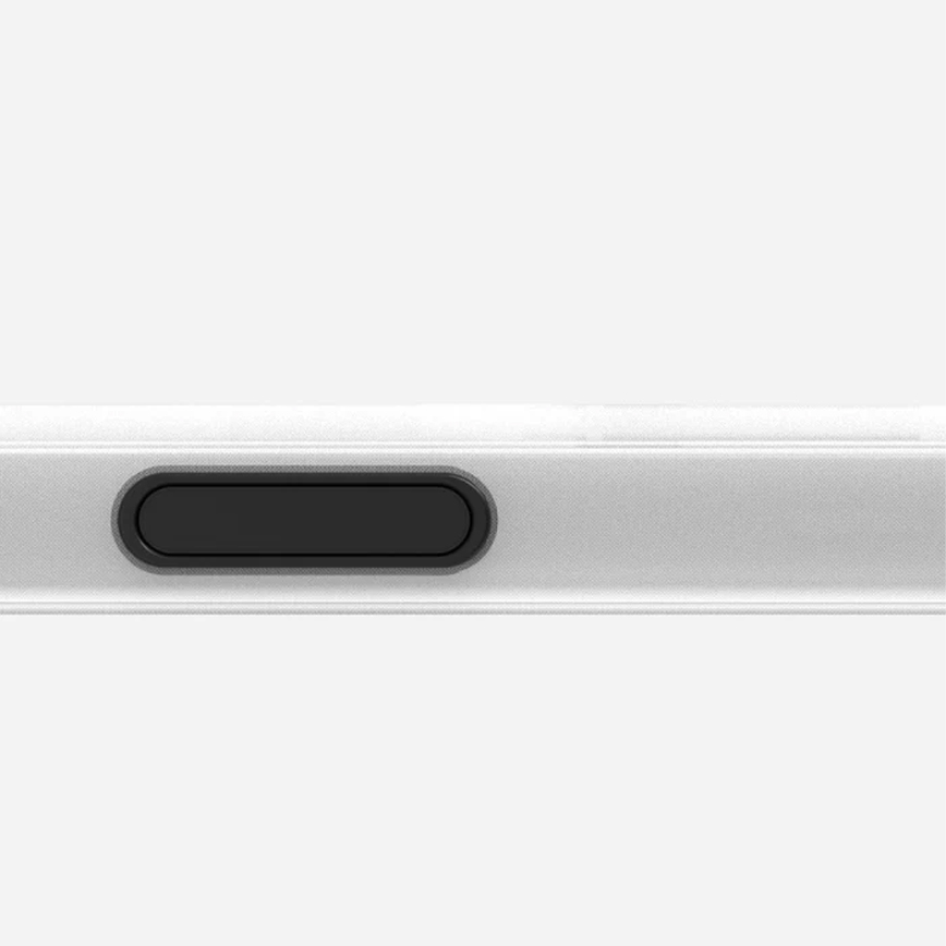 Husa pentru iPhone 16 Pro, Aulumu A16 Frosted, TPU rezistent, Compatibila MagSafe, Efect fosforescent, Protectie Camera, Butoane aluminiu, Racire activa CoolHyper, Protectie premium, Alb/Transparent - imagine 10