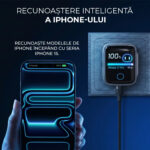 Incarcator 45W Turbo Fast Charge GaN cu Afisaj Digital TFT DaDen, 1x USB Type-C, Incarcare Rapida Power Delivery PD 3.2 AVS, Monitorizare Putere si Temperatura, Protectie Inteligenta, Gri - imagine 14