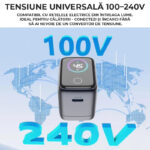 Incarcator 45W Turbo Fast Charge GaN cu Afisaj Digital TFT DaDen, 1x USB Type-C, Incarcare Rapida Power Delivery PD 3.2 AVS, Monitorizare Putere si Temperatura, Protectie Inteligenta, Gri - imagine 6